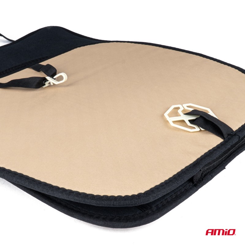 Husa scaun de inalta calitate cu suport lombar, culoare Neagra - AVX-AM02959 - AMIO