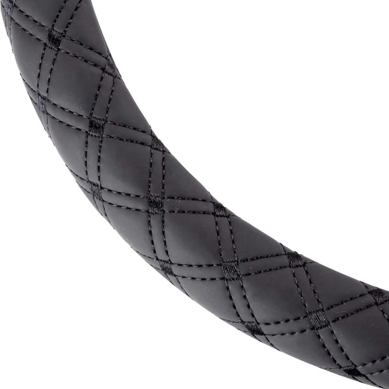 Husa volan Black Seam, SWC-41-M (37-39cm), AMIO