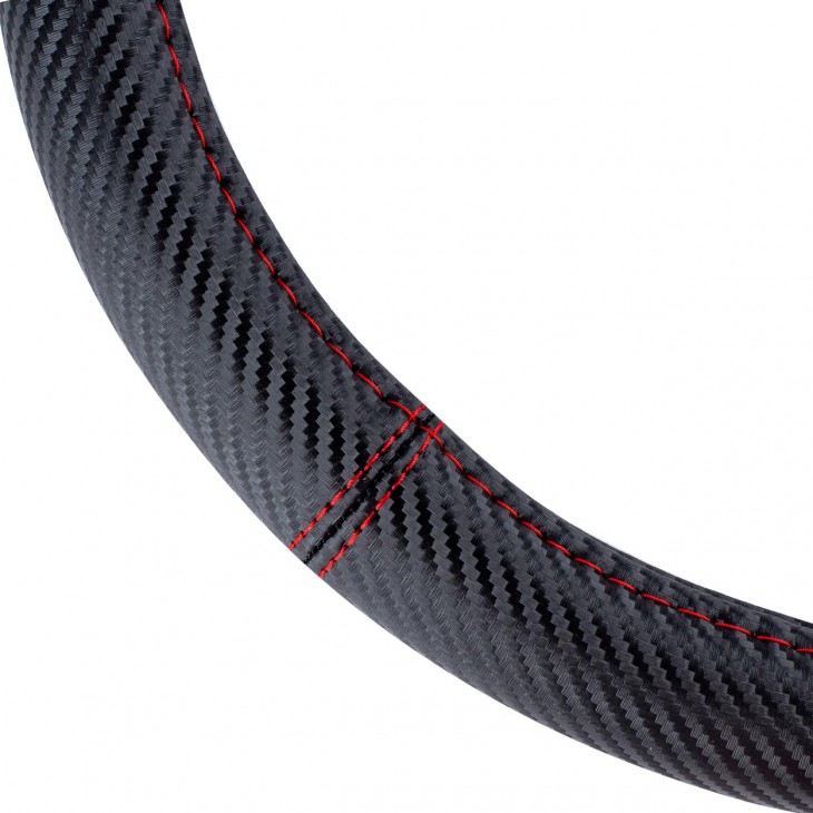 Husa volan Carbon Look, SWC-38-M (37-39cm) - AVX-AM02811 - AMIO