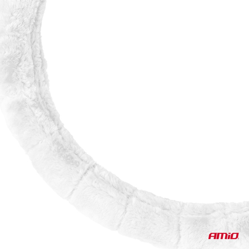 Husa volan Pufoasa, calduroasa, culoare Alba, marime M (37-39cm) AVX-AM03566 - AVX-AM03566 - AMIO