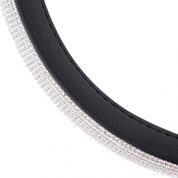 Husa volan White Diamonds, SWC-35-M (37-39cm) - AVX-AM02808 - AMIO