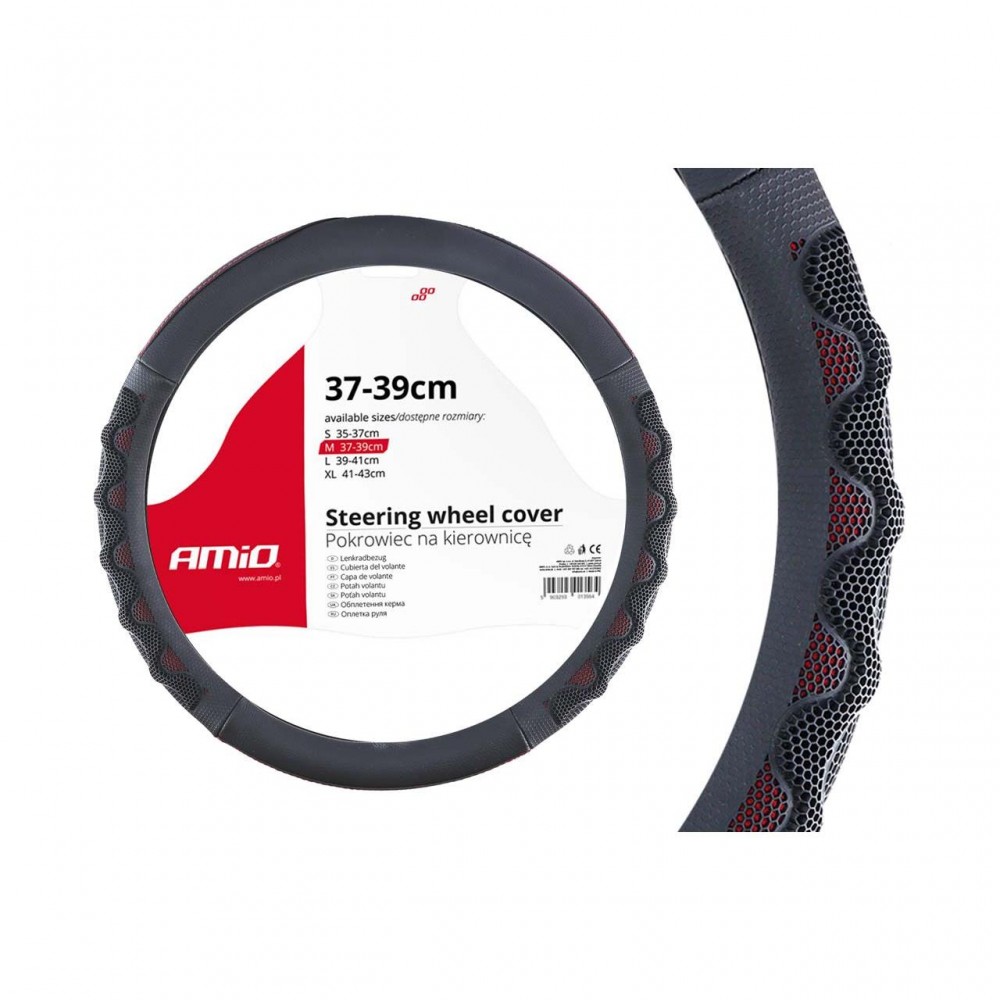 Husa volan model Honeycomb SWC-25-M (37-39cm) - AVX-AM02562 - AMIO