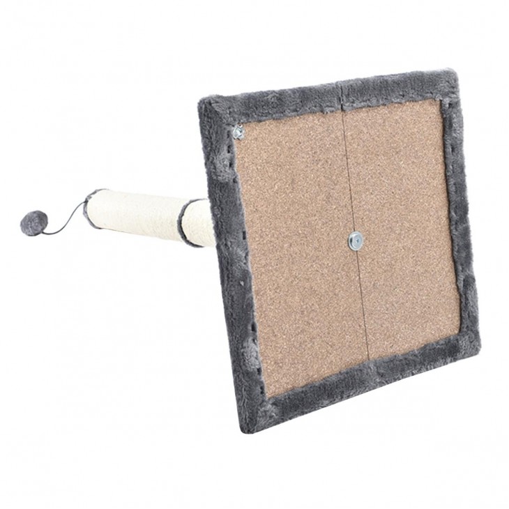 Jucarie interactiva pentru pisici, model stalp cu ciucur, 100cm, culoare bej - AVX-ZW6C - AVEX