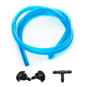 Kit Universal cu 2 diuze spalare parbriz tip perdea + teu + furtun, lungime 175 cm