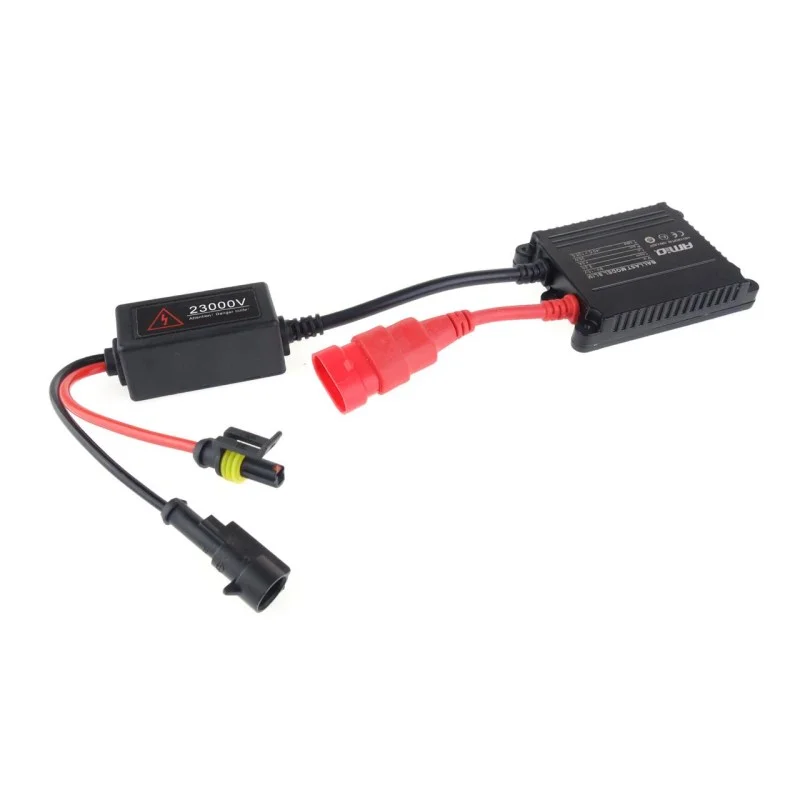 Kit XENON AC model SLIM, compatibil D2R, 35W, 9-16V, 6000K, destinat competitiilor auto sau off-road, AMIO