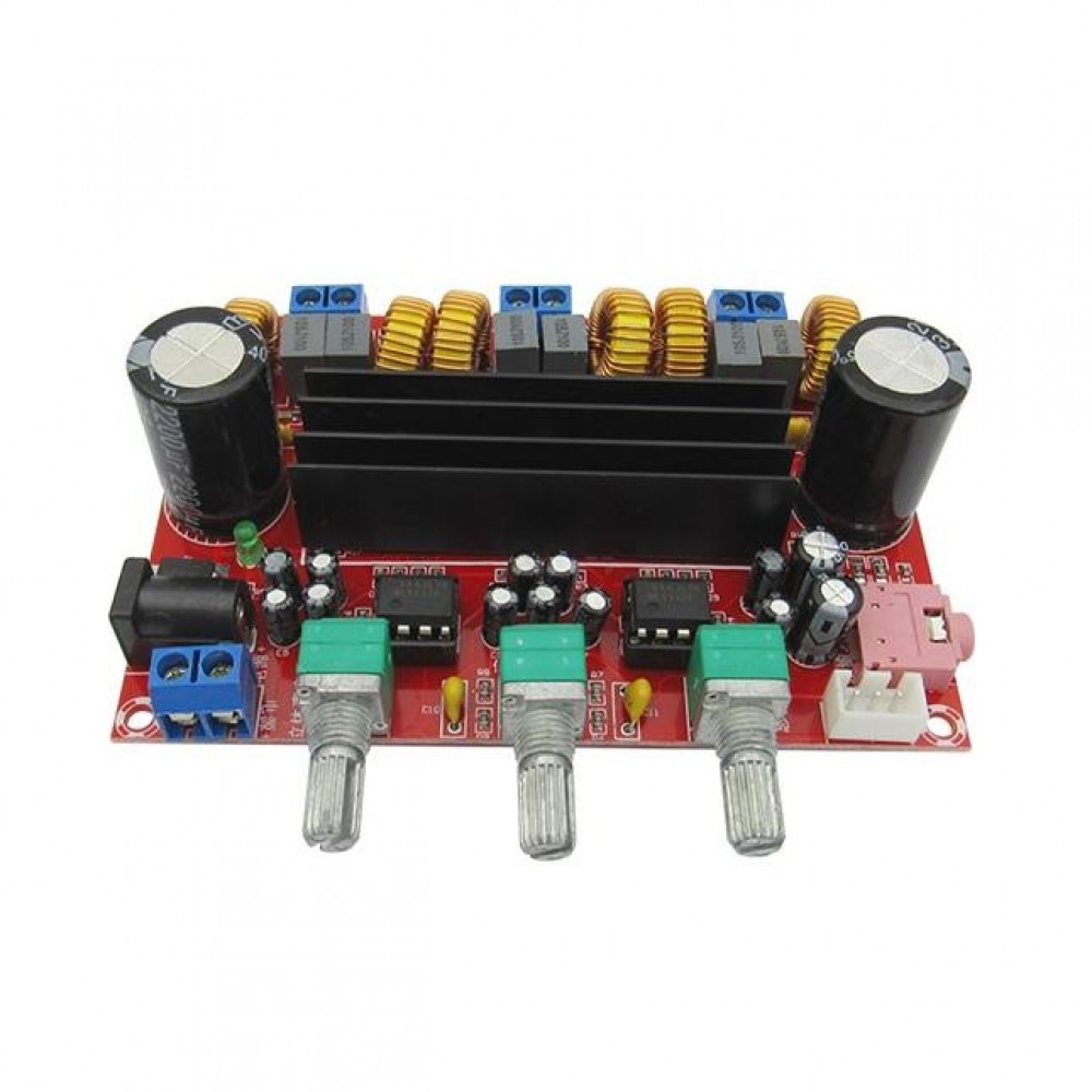 Kit amplificator 2.1, Clasa D, putere 2 x 50W + 100W, TPA3116D2 - AVX-KIT010 - AVEX