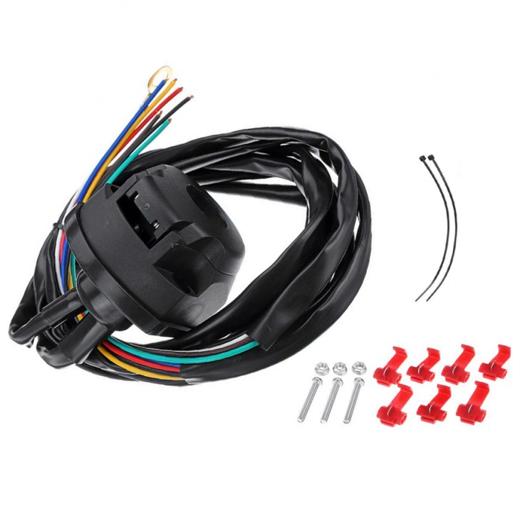 Kit cablaj pentru montaj carlig remorca, priza cu 7 pini, lungime cablu 1,5m - AVX-T260319-1 - AVEX