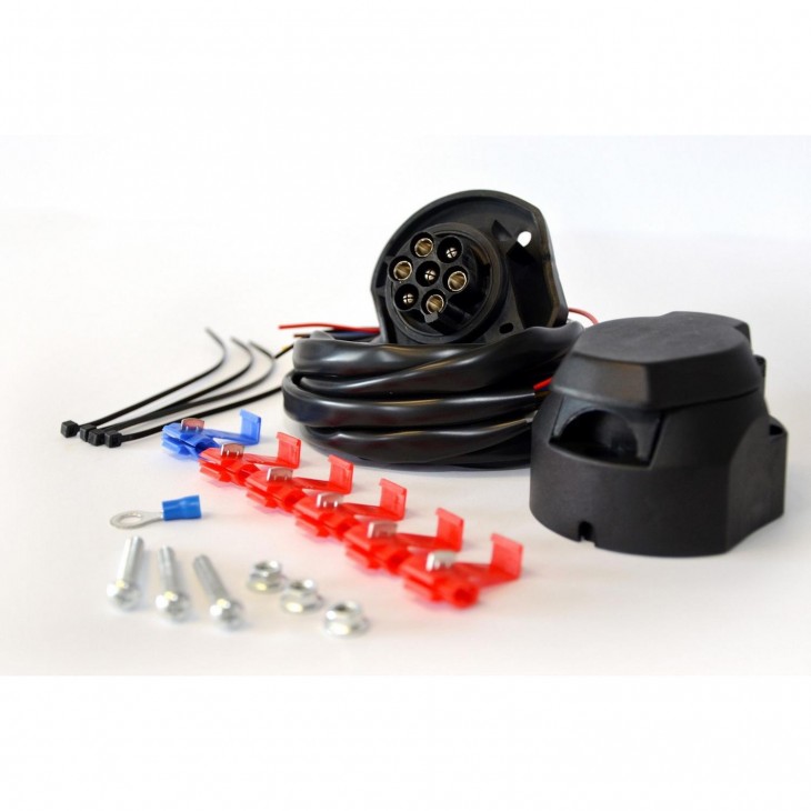 Kit cablaj pentru montaj carlig remorca, priza cu 7 pini, lungime cablu 1,5m - AVX-T260319-1 - AVEX