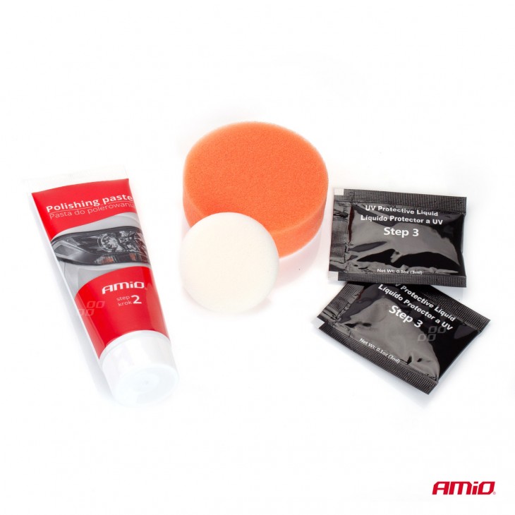 Kit complet pentru lustruire si restaurare faruri, AVX-AM02892 - AVX-AM02892 - AMIO