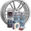 Kit complet reparatie si vopsire jante culoare Argintiu Metalizat, V2