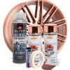 Kit complet reparatie si vopsire jante culoare Cupru Metalic, V2