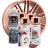 Kit complet reparatie si vopsire jante culoare Cupru Metalic, V4