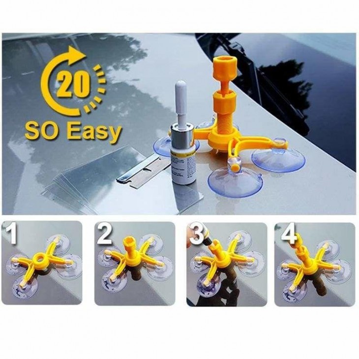Kit reparatie parbriz cu adeziv UV, AVX-AG538C - AVX-AG538C - AVEX