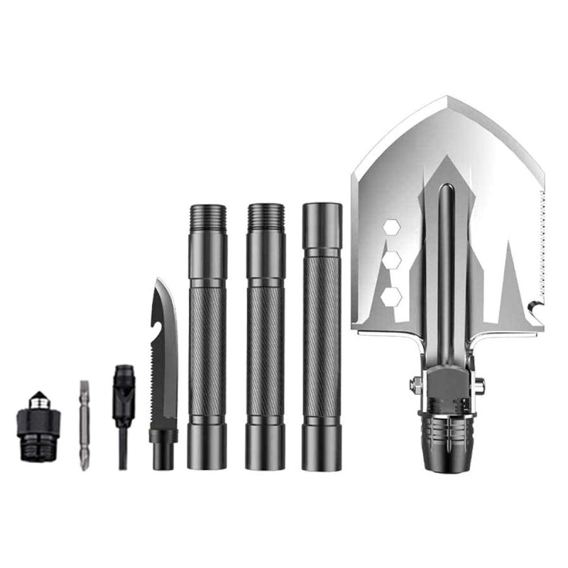 Kit turistic SURVIVAL ESSENTIAL 16in1 pentru iubitorii de natura, dedicat Off-Road, ATV, SSV, Quad