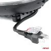 Lampa Suplimentara LED pentru Vehicule Off-Road, ATV, SSV, cu inscriptie BOSS si functii: Faza Lunga, Faza Scurta, Semnalizare, Pozitie, tensiune alimentare 9 - 36V, diametru Ø170 mm, AMIO