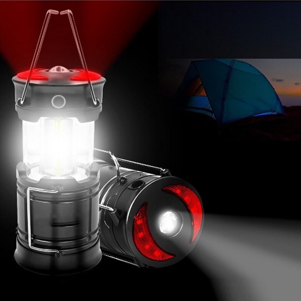 Lampa Turistica LED, 3in1, extensibila, 4 moduri de lucru (cort, tabara, camping, rulota, calatorii, expeditii) - AVX-KX4992 - AVEX