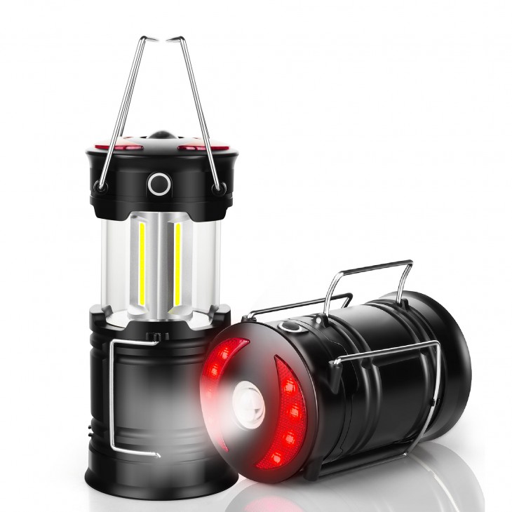 Lampa Turistica LED, 3in1, extensibila, 4 moduri de lucru (cort, tabara, camping, rulota, calatorii, expeditii) - AVX-KX4992 - AVEX