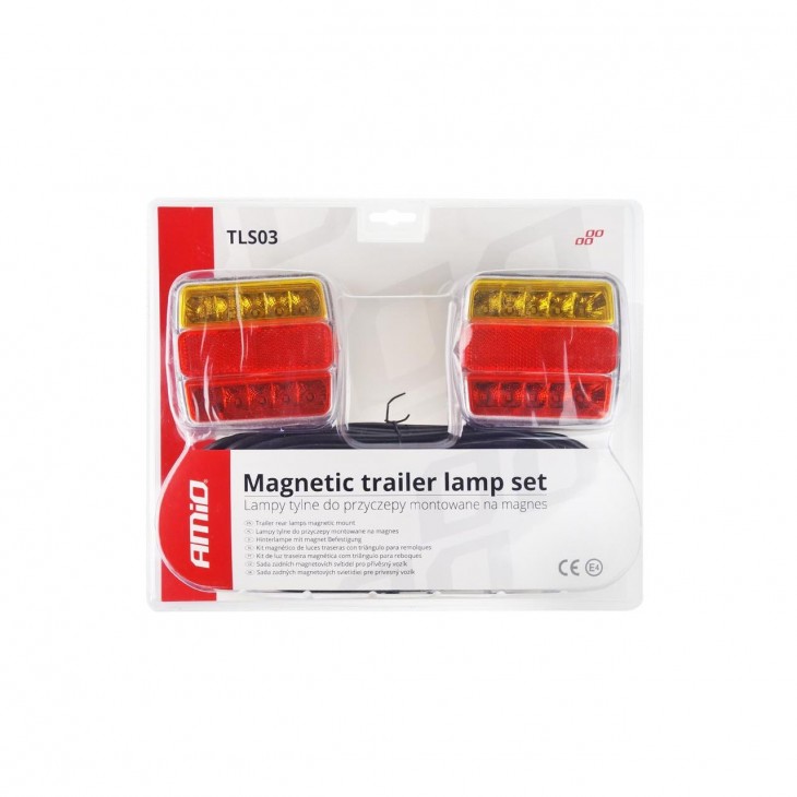 Lampi spate cu magnet pentru remorca 02141 - AVX-AM02141 - AMIO