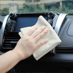 Laveta Sintetica Super Absorbanta Imitatie Piele de Caprioara, dimensiune 43 x 32 cm
