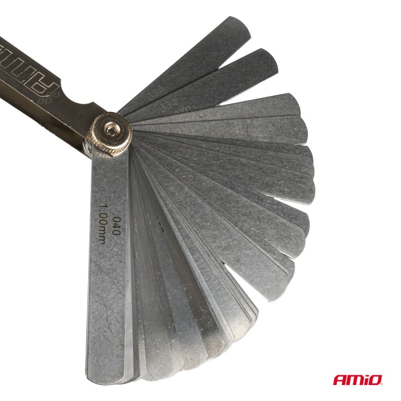 Lera din otel calit, masurare 0,02 -> 1 mm, 32 de lame, AMIO