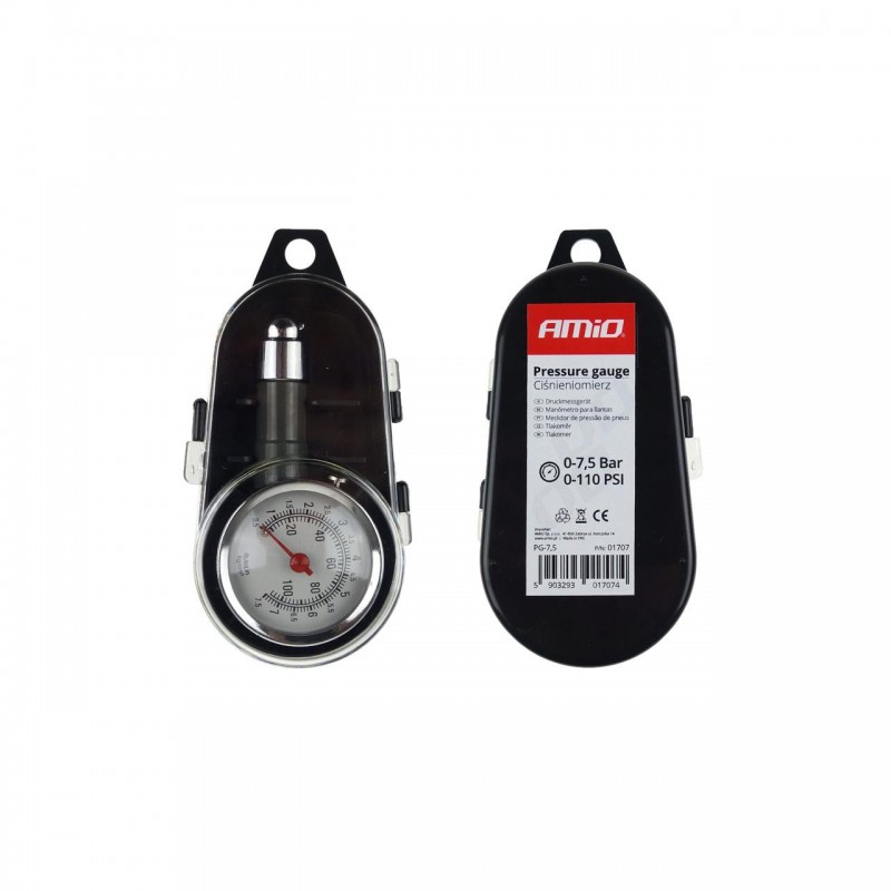 Manometru presiune roti, 7,5 bari, PG-7,5 bar - AVX-AM01707 - AMIO