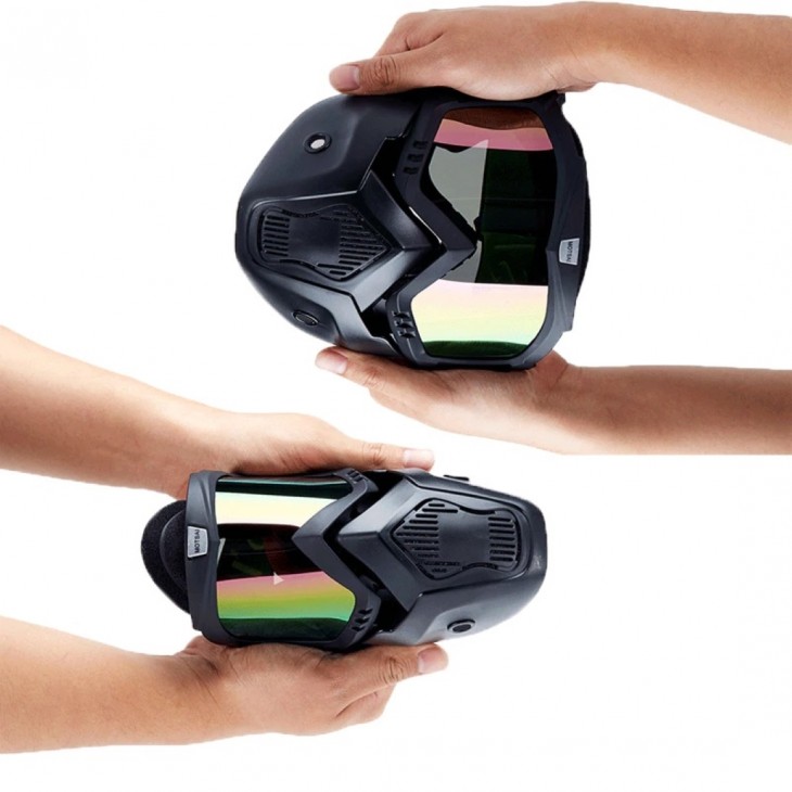 Masca de Protectie cu Ochelari Detasabili, cu destinatie Moto, ATV, SSV, QUAD - AVX-T270220-7 - AVEX