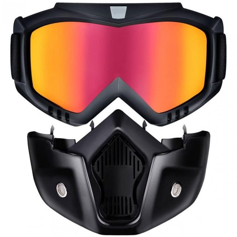 Masca de Protectie cu Ochelari Detasabili, cu destinatie Moto, ATV, SSV, QUAD