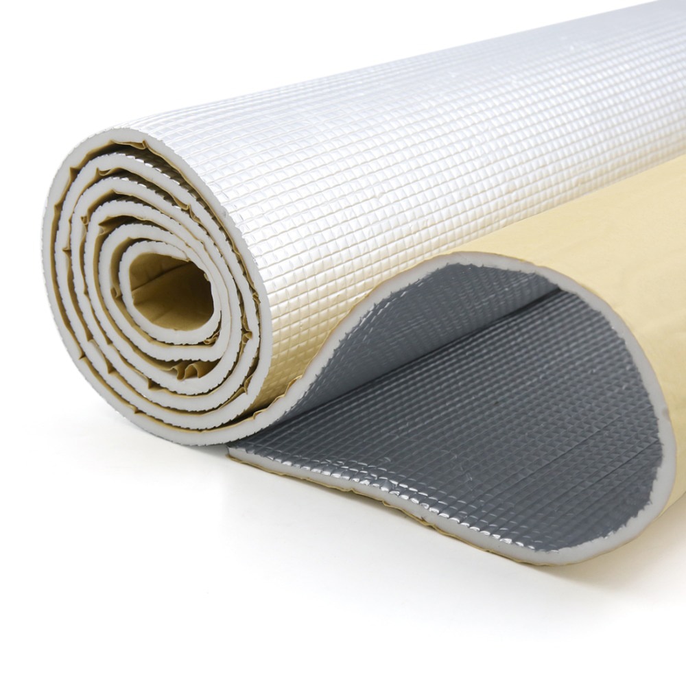 Material insonorizant auto cu strat din aluminiu, dimensiune 100cm x 100 cm x 6mm - AVX-T5299 - AVEX