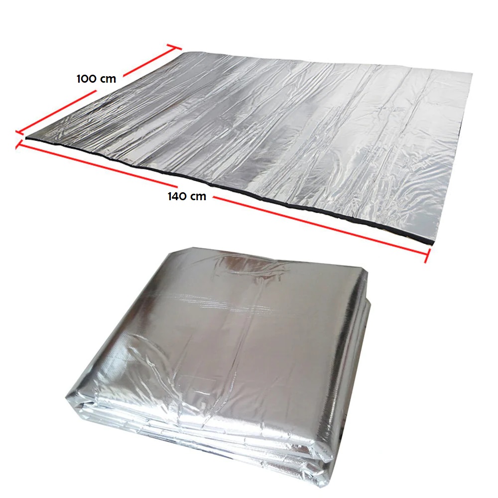 Material insonorizant auto cu strat din aluminiu, dimensiune 140cm x 100 cm x 6mm - AVX-T1964 - AVEX