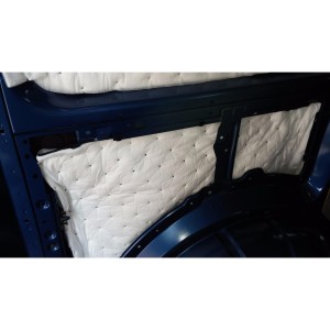 Material insonorizant auto gofrat autoadeziv, 50 x 80 cm, culoare ALBA