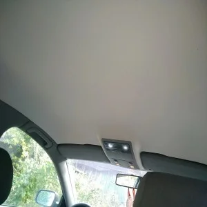 Material pentru reconditionare plafon auto, material textil cu spate buretat, culoare Gri Deschis, dimensiune 2m x 1,50m