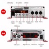 MINI amplificator auto, stereo, 12V, 40 W, radio FM, citire USB sau card SD, cu telecomanda
