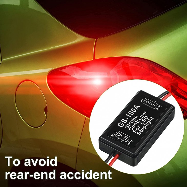 Modul Strobo Flash pentru lampa Stop Frana, alimentare 12V - 24V, auto, moto, camion - AVX-T151222-9 - AVEX