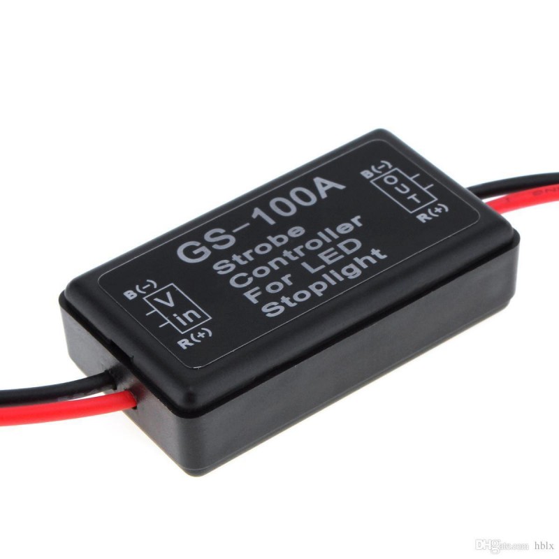 Modul Strobo Flash pentru lampa Stop Frana, alimentare 12V - 24V, auto, moto, camion