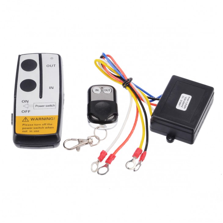 Modul cu 2 telecomenzi Wireless pentru actionare Troliu, destinatie Off-Road, ATV, SSV, QUAD (AVX-T290519-8) - AVX-T290519-8 - AVEX