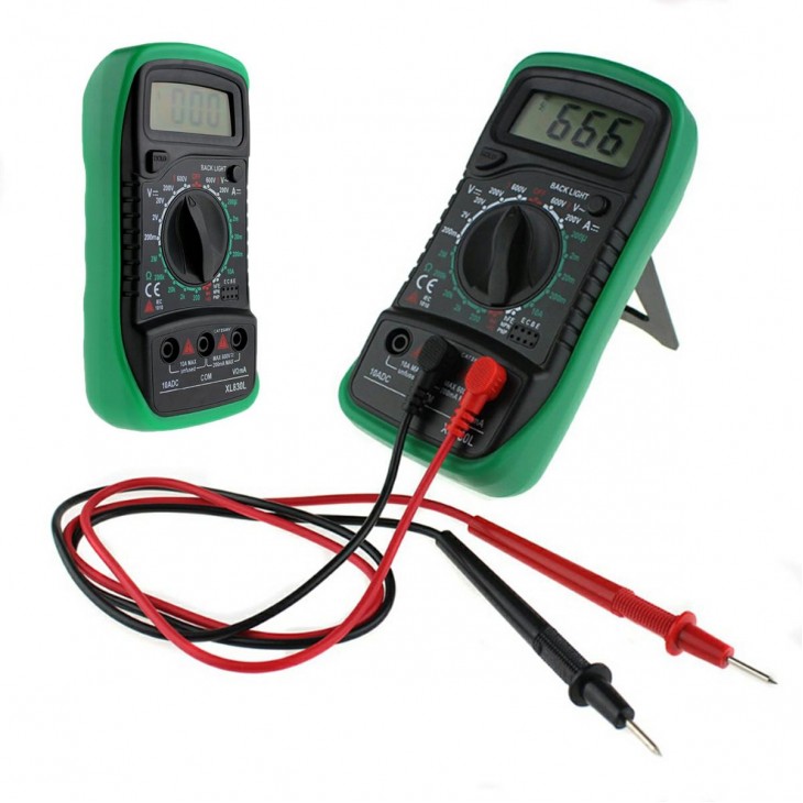 Multimetru digital cu afisaj LCD, cu carcasa de protectie antisoc - AVX-AG102E - AVEX