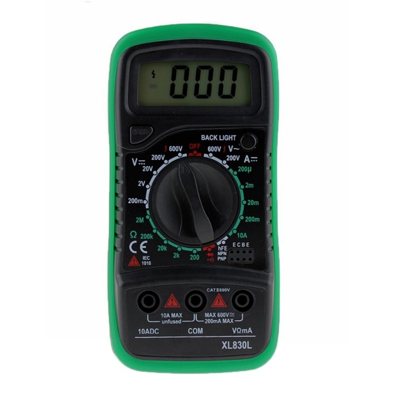 Multimetru digital cu afisaj LCD, cu carcasa de protectie antisoc - AVX-AG102E - AVEX