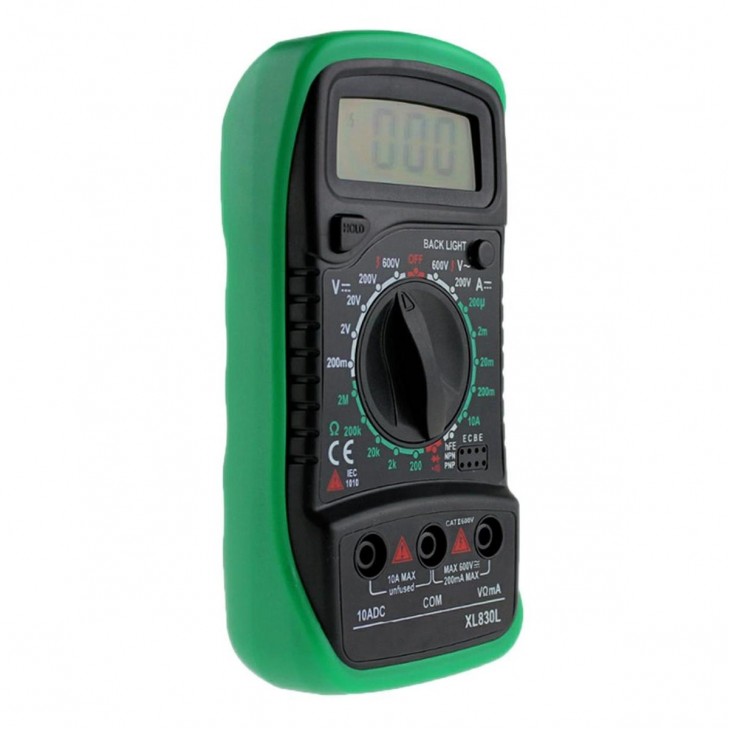 Multimetru digital cu afisaj LCD, cu carcasa de protectie antisoc - AVX-AG102E - AVEX