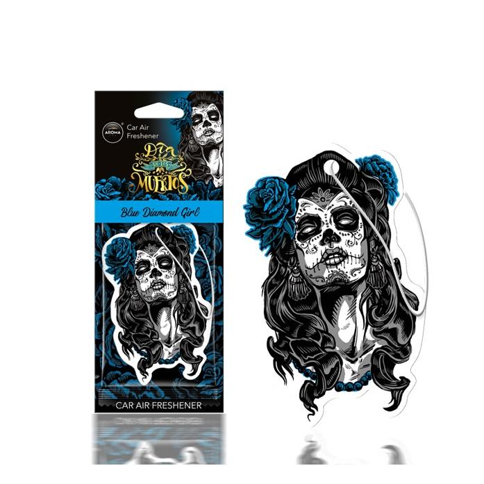 Odorizant Auto AROMA DIA DE LOS MUERTOS Blue Diamond Girl - AVX-AMA83116 - Aroma Car
