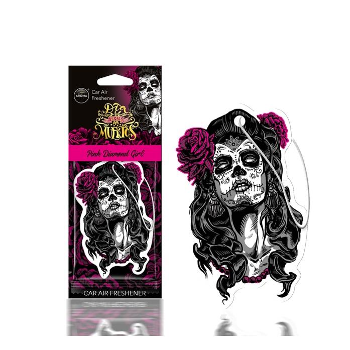 Odorizant Auto AROMA DIA DE LOS MUERTOS Pink Diamond Girl - AVX-AMA83116x - Aroma Car
