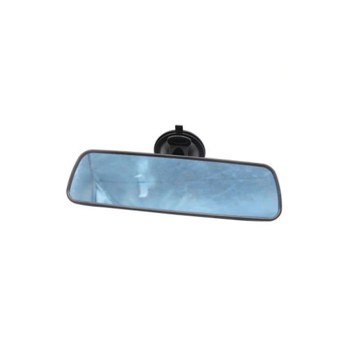 Oglinda retrovizoare fixare cu ventuza, culoare neagra, dimensiuni 24,5 x 6,5 cm