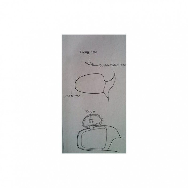 Oglinda suplimentara auto de tip Unghi Mort, latime 11,5 cm, prindere pe oglinda exterioara - AVX-T1985 - AVEX