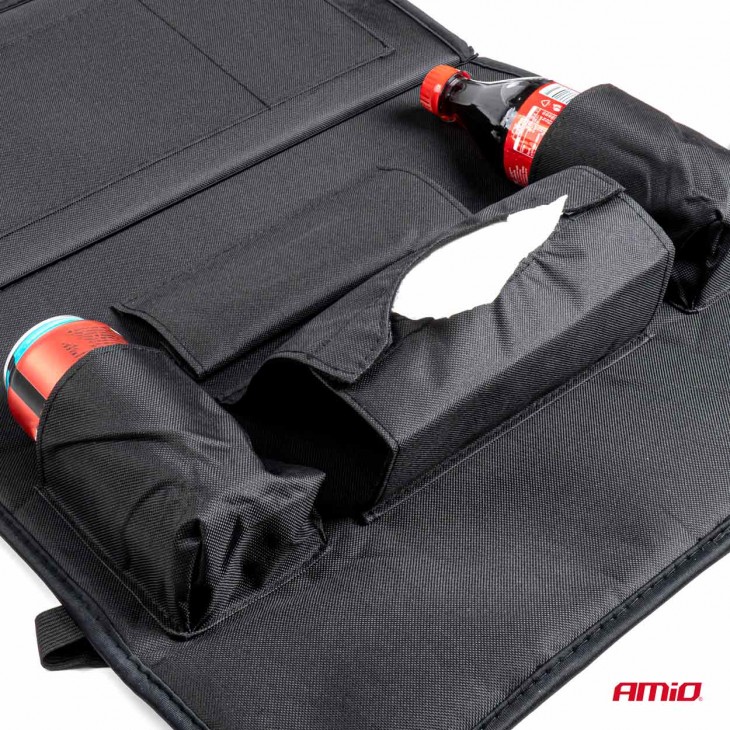 Organizator auto cu masa rabatabila, montaj pe spatarul scaunului - AVX-AM03128 - AMIO
