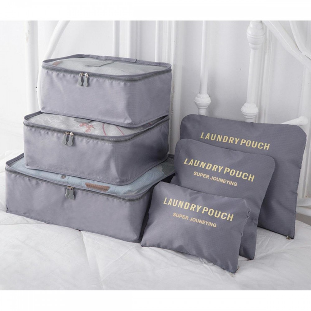 Organizator de calatorie, 6 elemente (3 plicuri independente si 3 organizatoare) - AVX-BQ28G - AVEX