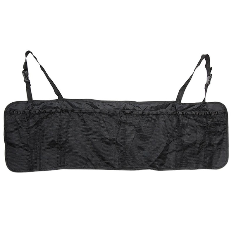 Organizator portbagaj auto cu 6 buzunare, 33 x 104 cm, culoare neagra