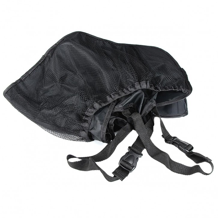Organizator portbagaj auto cu 6 buzunare, 33 x 104 cm, culoare neagra - AVX-AG273C - AVEX