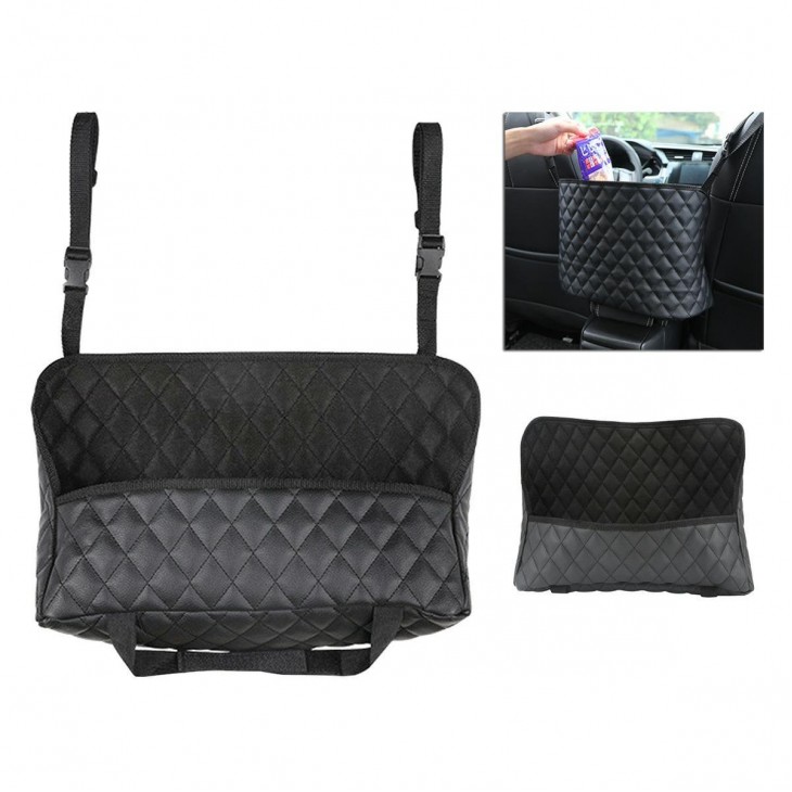 Organizator scaun auto de tip sacosa, 27 x 39cm, culoare neagra - AVX-AG403C - AVEX