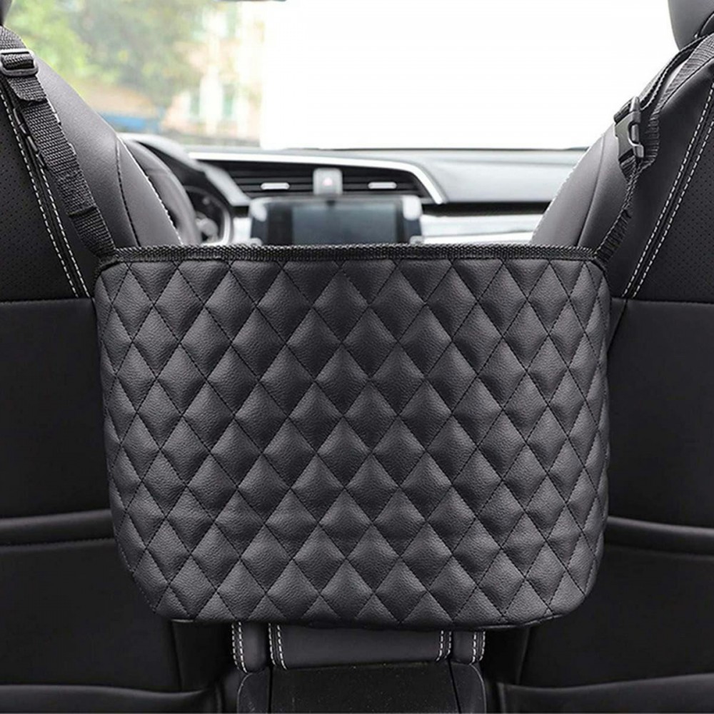 Organizator scaun auto de tip sacosa, 27 x 39cm, culoare neagra - AVX-AG403C - AVEX