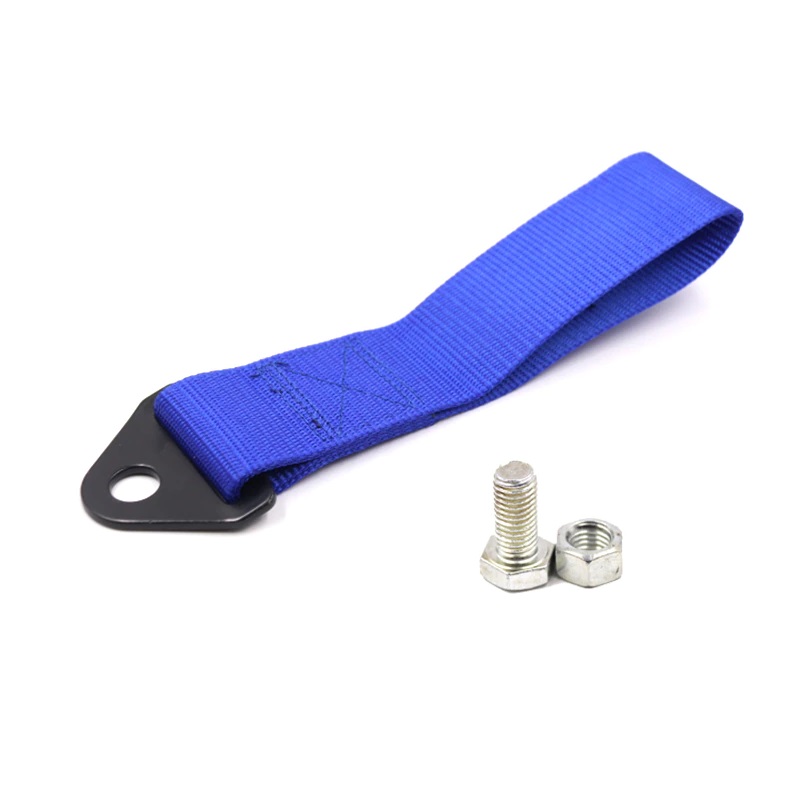 Ornament Racing de tip Curea/Sufa pentru carlig de remorcare, culoare Albastru - AVX-T070122-6A - AVEX