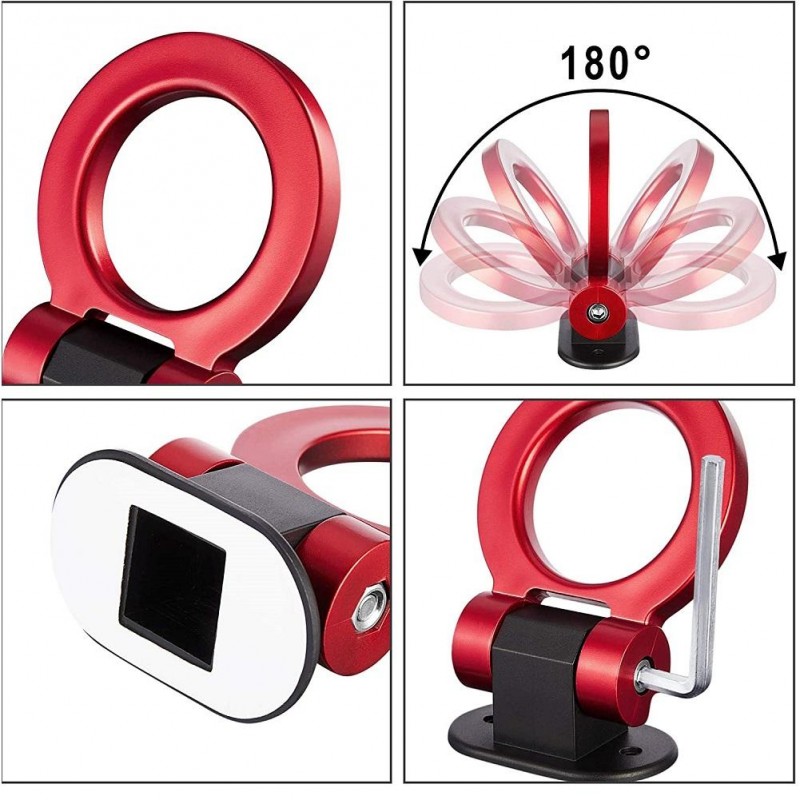 Ornament carlig remorcare RACING SPORT - ROSU